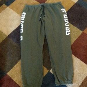 Victoria secret pink joggers in good condition